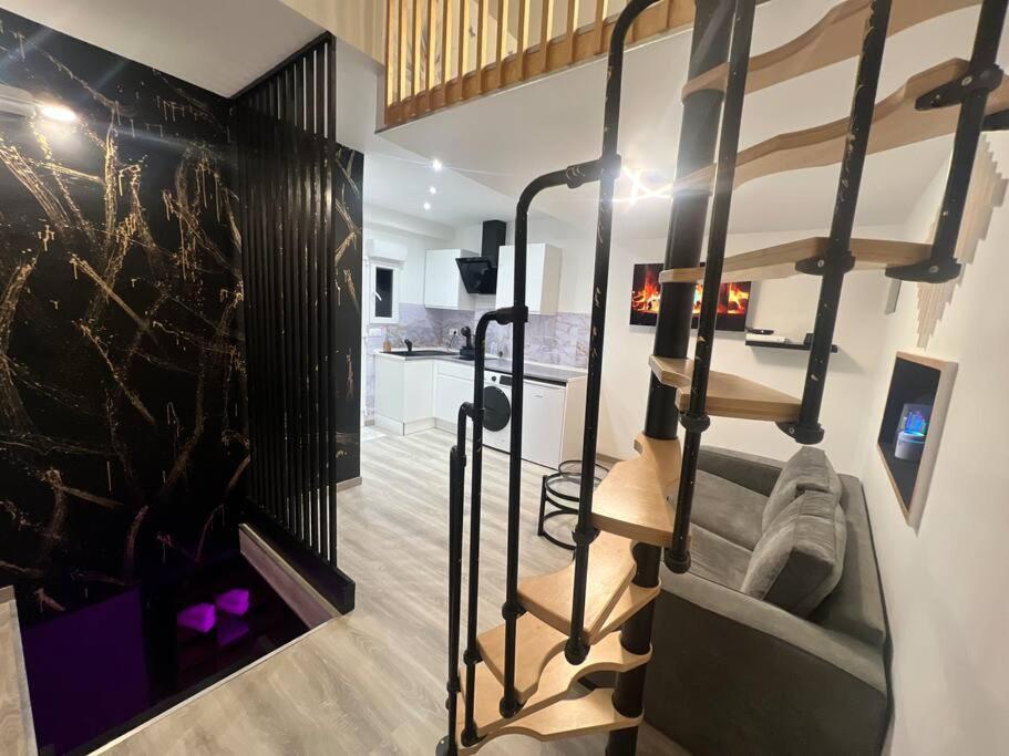 Maison Appartement Triplex Avec Jacuzzi Et Sauna Saint-Etienne  Buitenkant foto